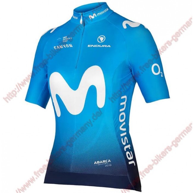 Radsport MOVISTAR TEAM 2018 Damen Trikot Kurzarm Radsport MOVISTAR TEAM 2018 Damen Trikot Kurzarm
