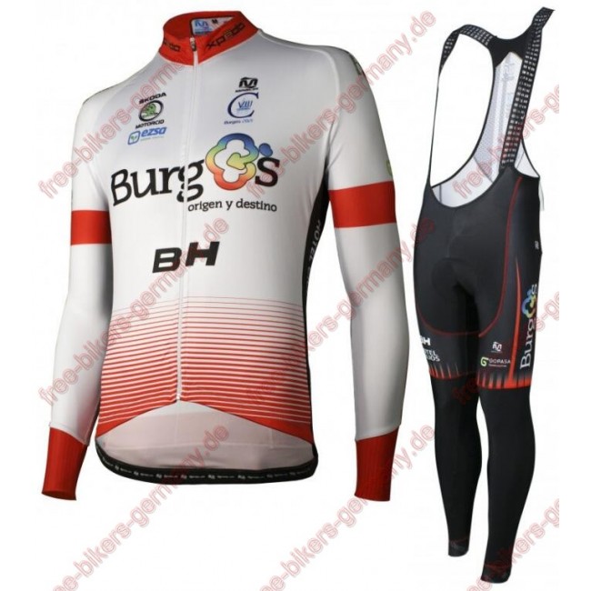 Radsport Burgos BH Pro Team 2018 Pro Fahrradbekleidung Trikot Langarm+Lang Trägerhose Radsport Burgos BH Pro Team 2018 Pro Fahrradbekleidung Trikot Langarm+Lang Trägerhose