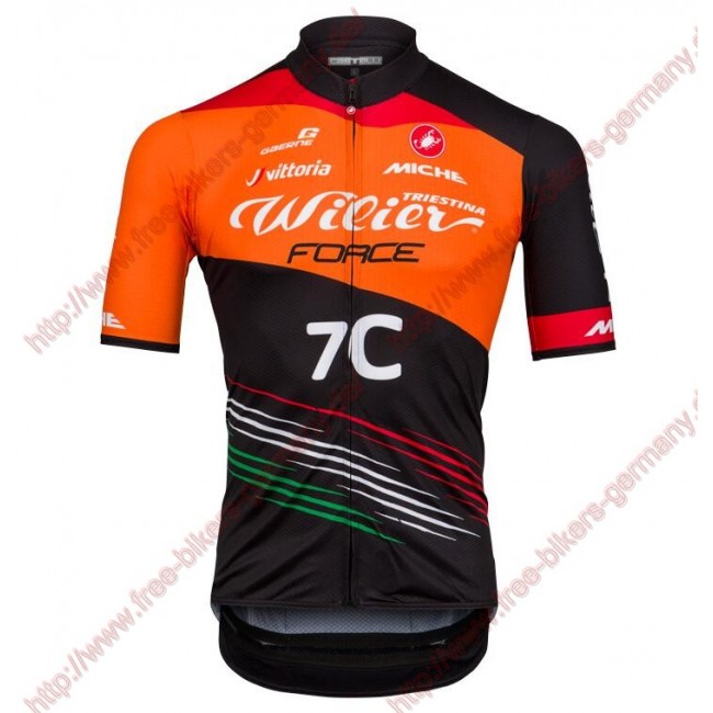 Radsport TEAM WILIER FORCE 7C 2018 Trikot Kurzarm Radsport TEAM WILIER FORCE 7C 2018 Trikot Kurzarm