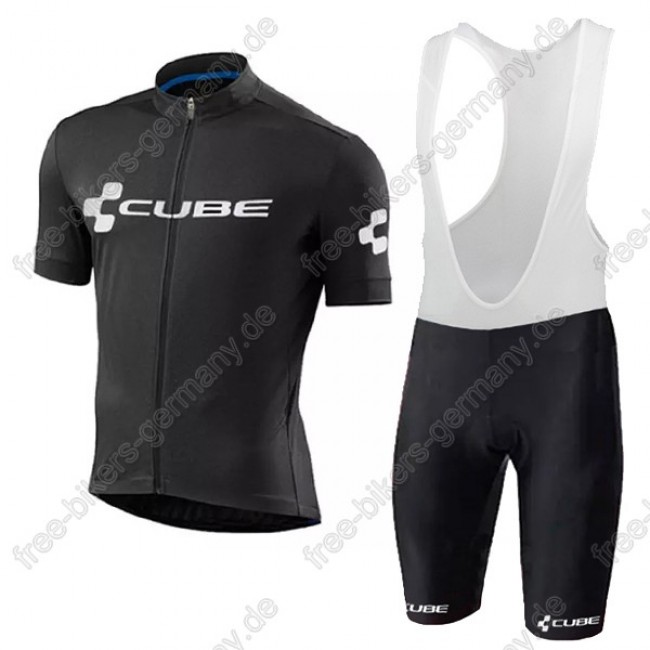 Cube schwarz Radbekleidung Satz Trikot Kurzarm+Trägerhosen Set 2018 Cube schwarz Radbekleidung Satz Trikot Kurzarm+Trägerhosen Set 2018