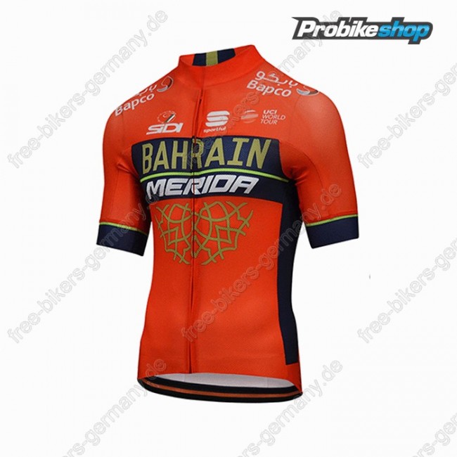 Profiteam 2018 BAHRAIN MERIDA Pro Trikot Kurzarm Profiteam 2018 BAHRAIN MERIDA Pro Trikot Kurzarm