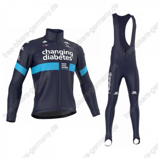 Profiteam 2018 Novo Nordisk Fahrradbekleidung Trikot Langarm+Lang Trägerhose Profiteam 2018 Novo Nordisk Fahrradbekleidung Trikot Langarm+Lang Trägerhose
