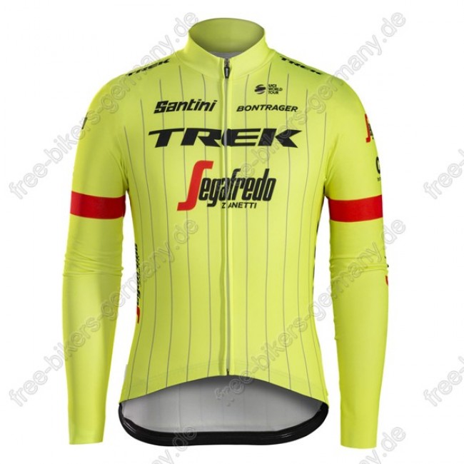 Profiteam 2018 TREK SEGAFREDO Pro gelb Trikot Langarm Profiteam 2018 TREK SEGAFREDO Pro gelb Trikot Langarm