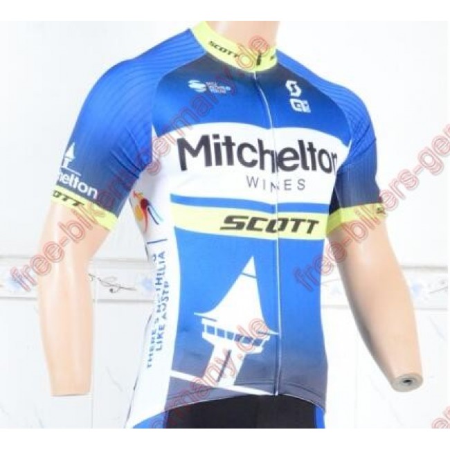Profiteam 2018 Mitchelton Scott blau Trikot Kurzarm Outlet Profiteam 2018 Mitchelton Scott blau Trikot Kurzarm Outlet