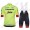 Profiteam 2018 Trek Segafredo fluo gelb Radbekleidung Satz Trikot Kurzarm+Trägerhosen Set