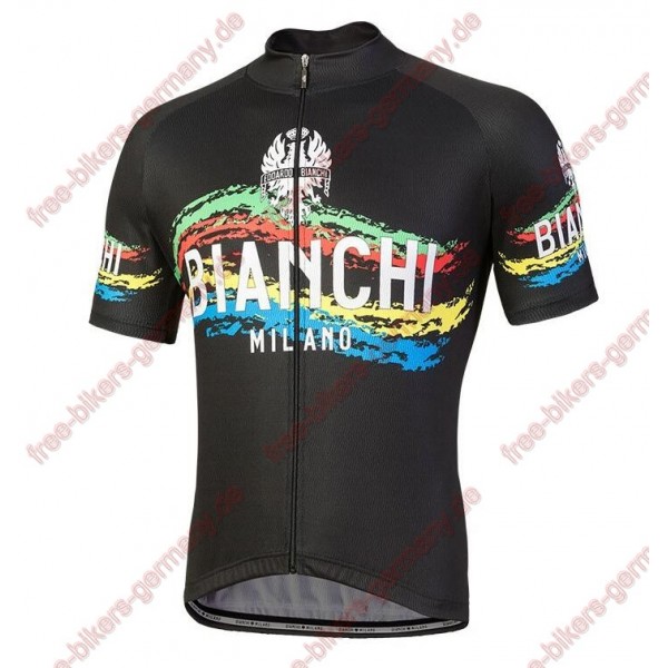 Profiteam 2018 Bianchi Milano Misegna schwarz Trikot Kurzarm 44253LZ