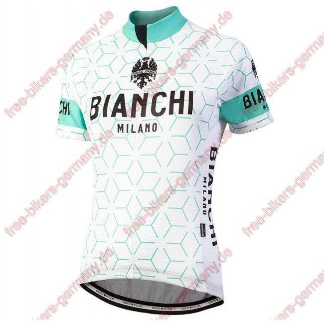 Profiteam 2018 Bianchi Milano Nevola Weiß Damen Trikot Kurzarm 59428YU Profiteam 2018 Bianchi Milano Nevola Weiß Damen Trikot Kurzarm 59428YU