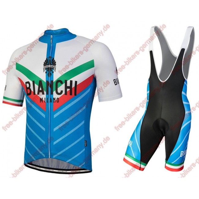Profiteam 2018 Bianchi Milano Tiera Blau Weiß Radbekleidung Satz Trikot Kurzarm+Trägerhosen Sets 66445XT Profiteam 2018 Bianchi Milano Tiera Blau Weiß Radbekleidung Satz Trikot Kurzarm+Trägerhosen Sets 66445XT