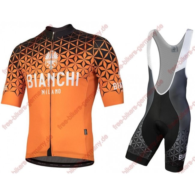 Profiteam 2018 Bianchi Milano Conca orange Radbekleidung Satz Trikot Kurzarm+Trägerhosen Sets 92749TN Profiteam 2018 Bianchi Milano Conca orange Radbekleidung Satz Trikot Kurzarm+Trägerhosen Sets 92749TN