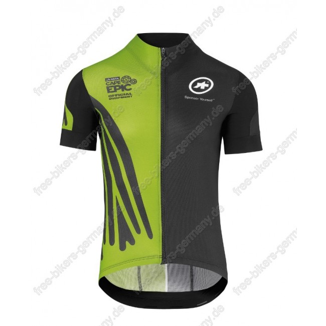 Assos SS.Capeepicx Trikot Kurzarm Grün schwarz 2018 Assos SS.Capeepicx Trikot Kurzarm Grün schwarz 2018