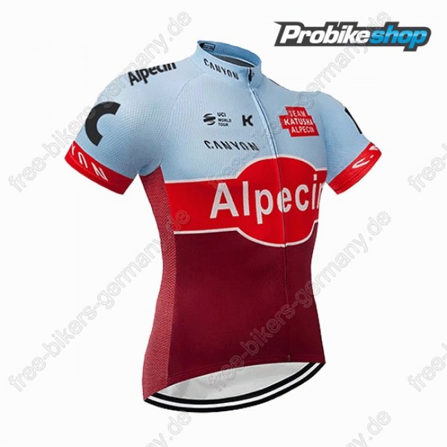 Katusha Alpecin rot Trikot Kurzarm 2018 Katusha Alpecin rot Trikot Kurzarm 2018