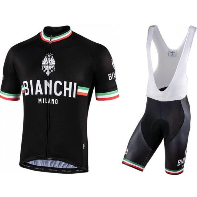 Fahrradbekleidung Radsport 2020 BIANCHI MILANO Isalle Trikot Kurzarm Outlet+Pelau Trägerhosen Set schwarz Fahrradbekleidung Radsport 2020 BIANCHI MILANO Isalle Trikot Kurzarm Outlet+Pelau Trägerhosen Set schwarz