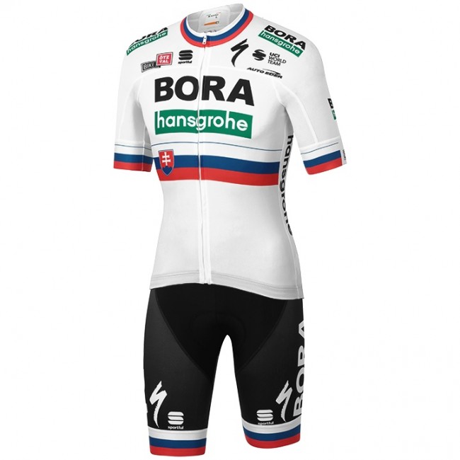 Fahrradbekleidung Radsport 2020 BORA-hansgrohe Slovakian Champion Radbekleidung Satz Trikot Kurzarm+Fahrradhose Set Outlet Fahrradbekleidung Radsport 2020 BORA-hansgrohe Slovakian Champion Radbekleidung Satz Trikot Kurzarm+Fahrradhose Set Outlet