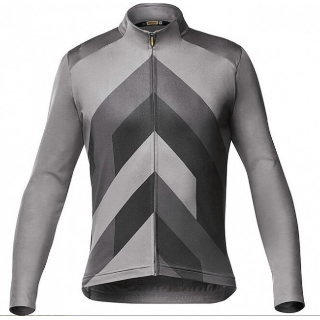 Fahrradbekleidung Radsport 2020 MAVIC Cosmic Graphic Trikot LangarmGrau Fahrradbekleidung Radsport 2020 MAVIC Cosmic Graphic Trikot LangarmGrau