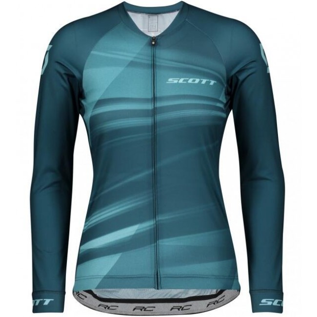 Fahrradbekleidung Radsport 2020 Damen SCOTT RC Pro Trikot Langarmblau Fahrradbekleidung Radsport 2020 Damen SCOTT RC Pro Trikot Langarmblau