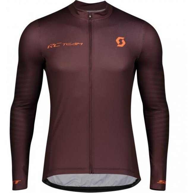 Fahrradbekleidung Radsport 2020 SCOTT RC TEAM 10 Trikot Langarmmarrone Fahrradbekleidung Radsport 2020 SCOTT RC TEAM 10 Trikot Langarmmarrone