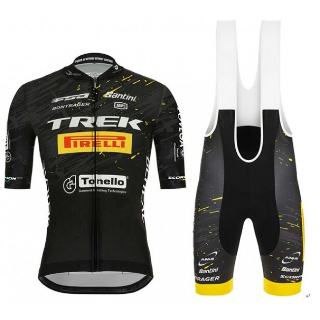 Fahrradbekleidung Radsport 2020 TREK PIRELLI Set Radbekleidung Satz Trikot Kurzarm+Trägerhosen Set Outlet Fahrradbekleidung Radsport 2020 TREK PIRELLI Set Radbekleidung Satz Trikot Kurzarm+Trägerhosen Set Outlet