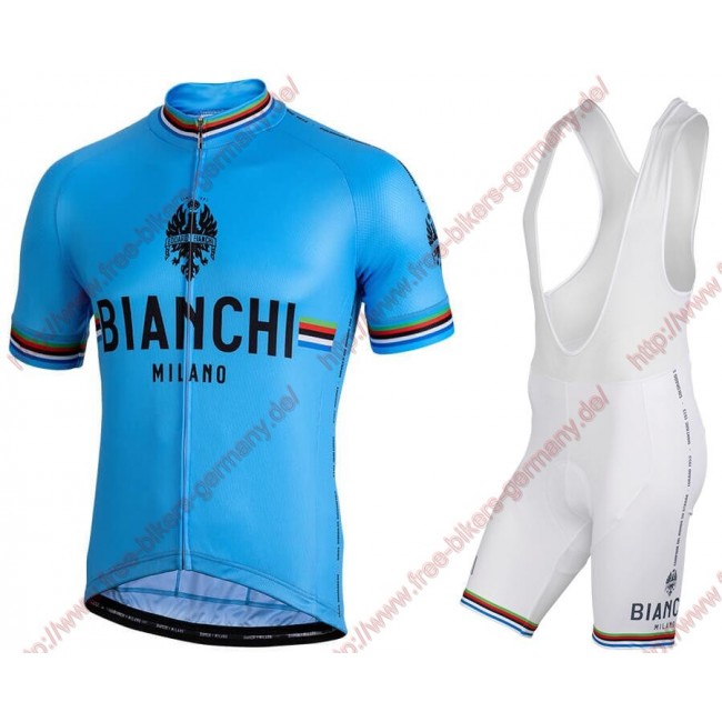 Profiteams BIANCHI MILANO New Pride blue Radbekleidung Satz Trikot Kurzarm+Trägerhosen Set Outlet Profiteams BIANCHI MILANO New Pride blue Radbekleidung Satz Trikot Kurzarm+Trägerhosen Set Outlet