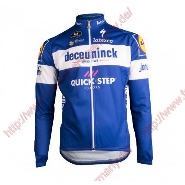 Profiteams DECEUNINCK-QUICK-STEP 2019 Radsport Trikot Langarm Profiteams DECEUNINCK-QUICK-STEP 2019 Radsport Trikot Langarm
