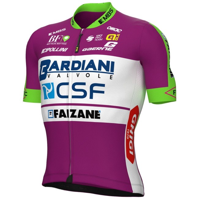 BARDIANI CSF FAIZANE' 2022 Radtrikot kurzarm(langer RV)-ALE Radsport-Profi-Team BARDIANI CSF FAIZANE' 2022 Radtrikot kurzarm(langer RV)-ALE Radsport-Profi-Team