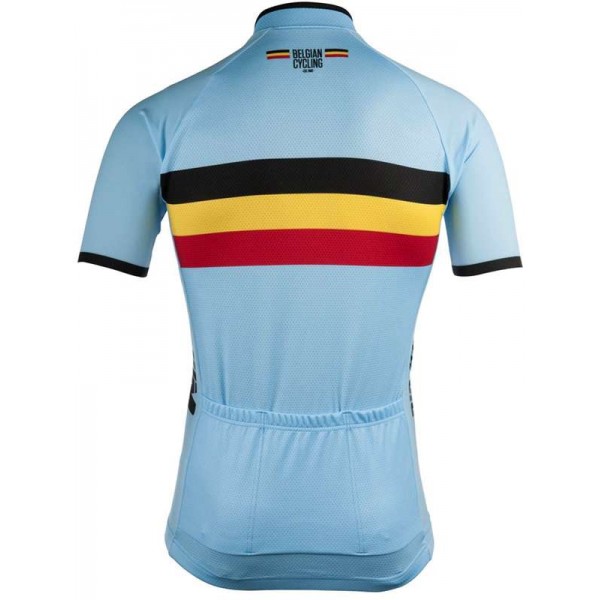 BELGIEN 2022 Radtrikot kurzarm(langer RV)-Radsport-National-Team BELGIEN 2022 Radtrikot kurzarm(langer RV)-Radsport-National-Team