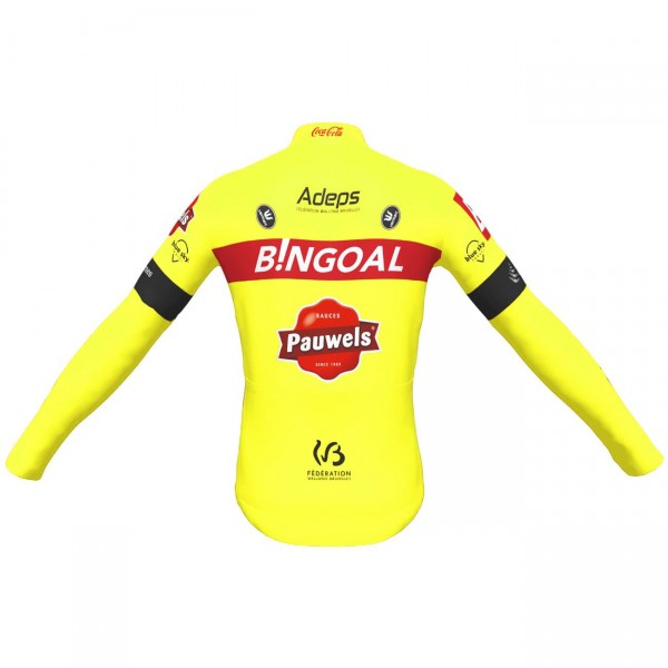 Bingoal Pauwels Sauces WB 2022 Radtrikot langarm-Radsport-Profi-Team