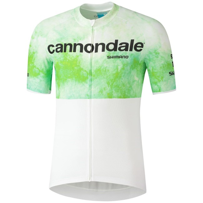 Cannondale FACTORY RACING 2022 Radtrikot kurzarm weiß(langer RV)-Radsport-Profi-Team Cannondale FACTORY RACING 2022 Radtrikot kurzarm weiß(langer RV)-Radsport-Profi-Team