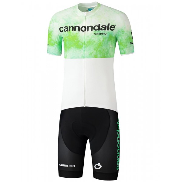 Cannondale FACTORY RACING 2022 Radtrikot kurzarm weiß(langer RV)-Radsport-Profi-Team Cannondale FACTORY RACING 2022 Radtrikot kurzarm weiß(langer RV)-Radsport-Profi-Team