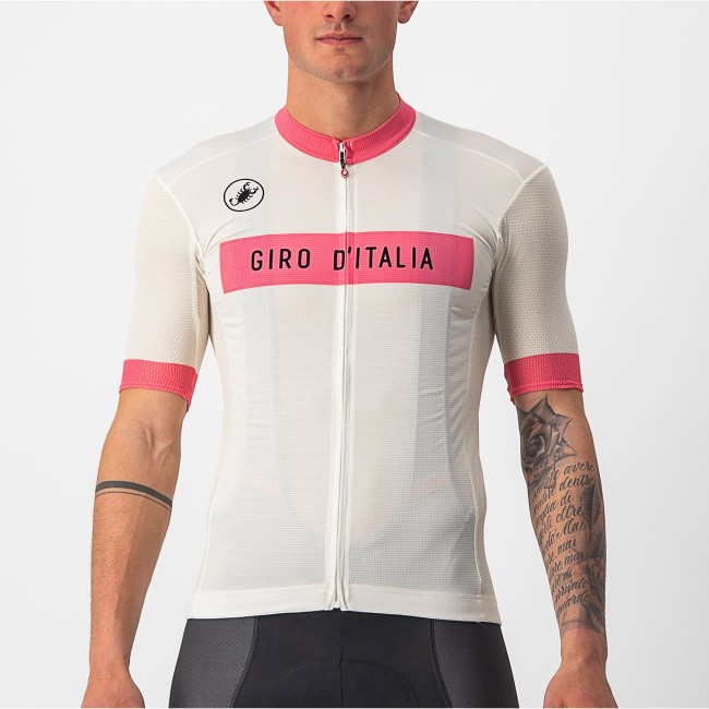 Giro d'Italia 2023 FUORI-MAGLIA BIANCO Radtrikot kurzarm Giro d'Italia 2023 FUORI-MAGLIA BIANCO Radtrikot kurzarm