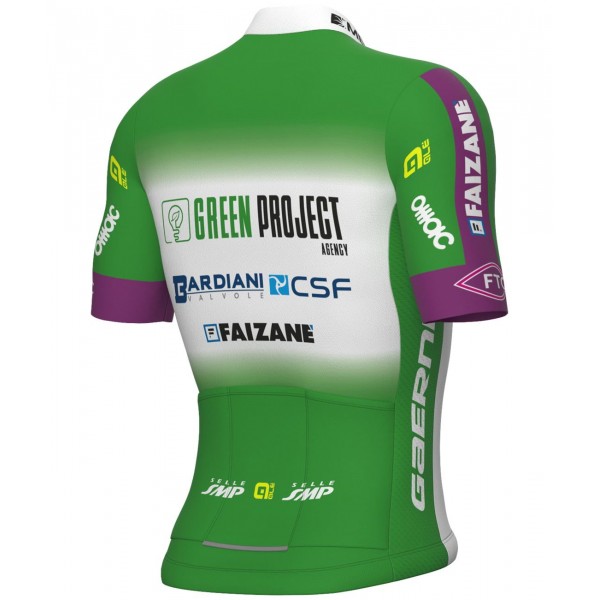 Green Project-Bardiani Csf-Faizane' 2023 Radtrikot kurzarm(langer RV)-ALE Radsport-Profi-Team Green Project-Bardiani Csf-Faizane' 2023 Radtrikot kurzarm(langer RV)-ALE Radsport-Profi-Team