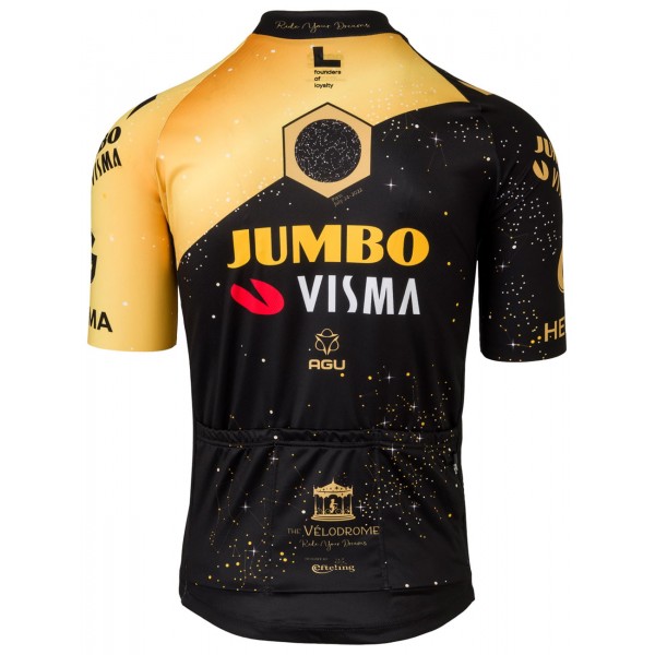 TEAM JUMBO-VISMA Tour de France Edition 2023 Set(Radtrikot+Trägerhose)-Radsport-Profi-Team