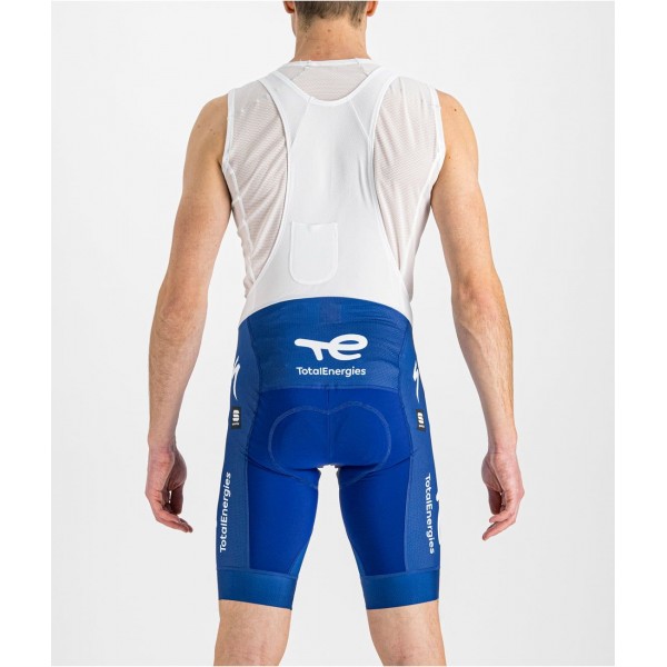 Team TotalEnergies 2022 Trägerhose kurz-Radsport-Profi-Team