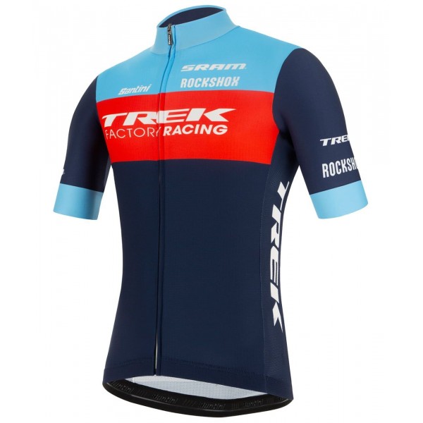 Trek Factory Racing XC 2022 Radtrikot kurzarm(langer Reißverschluss)-Radsport-Profi-Team Trek Factory Racing XC 2022 Radtrikot kurzarm(langer Reißverschluss)-Radsport-Profi-Team