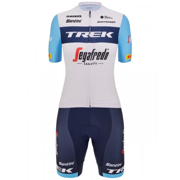 TREK-SEGAFREDO Damen Team 2023 Radsport Set(Radtrikot langer RV+Radhose)-Radsport-Profi-Team TREK-SEGAFREDO Damen Team 2023 Radsport Set(Radtrikot langer RV+Radhose)-Radsport-Profi-Team