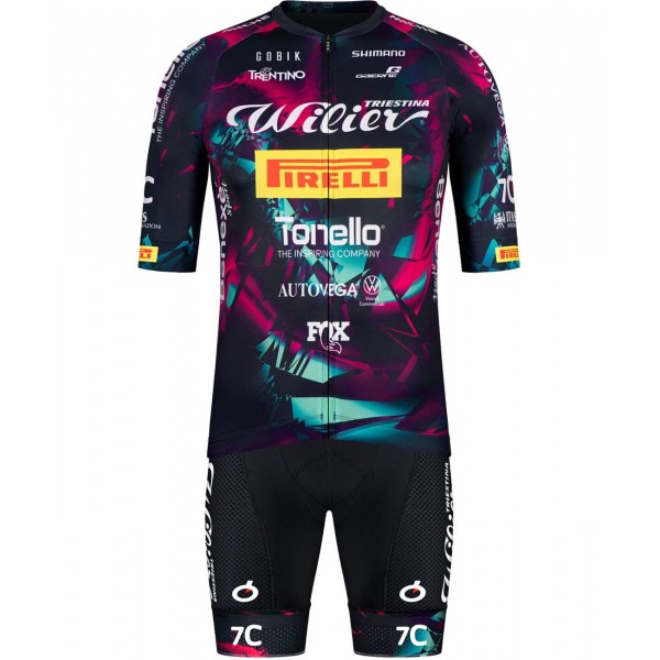 Wilier Triestina-Pirelli Factory Team 2023 Trägerhose-Radsport-Profi-Team Wilier Triestina-Pirelli Factory Team 2023 Trägerhose-Radsport-Profi-Team