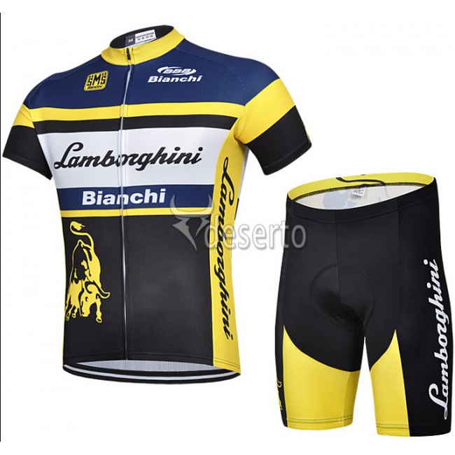 2015 Lamborghini Bianchi Radbekleidung Radtrikot Kurzarm und Fahrradhosen Kurz WMUE789 2015 Lamborghini Bianchi Radbekleidung Radtrikot Kurzarm und Fahrradhosen Kurz WMUE789