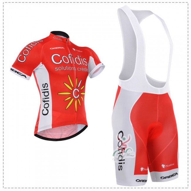 2015 Cofidis Fahrradbekleidung Satz Fahrradtrikot Kurzarm Trikot und Kurz Trägerhose NFXU948 2015 Cofidis Fahrradbekleidung Satz Fahrradtrikot Kurzarm Trikot und Kurz Trägerhose NFXU948