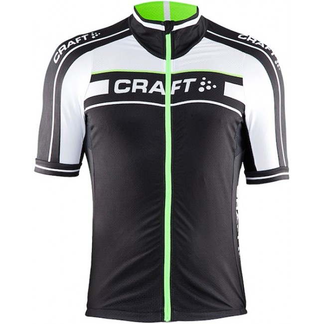 2015 Craft Bike Grand Tour Schwarz-Weiß-Grün Radtrikot Kurzarm PCFG600 2015 Craft Bike Grand Tour Schwarz-Weiß-Grün Radtrikot Kurzarm PCFG600