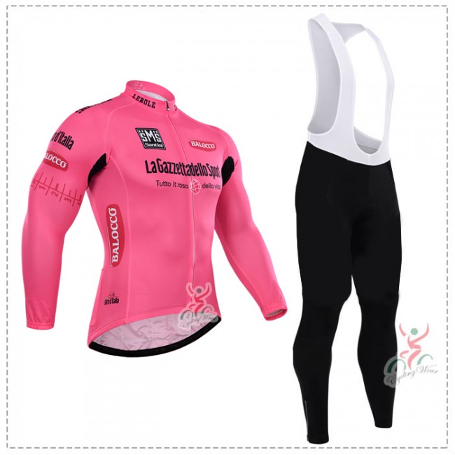 2015 Giro d'Italia Fahrradbekleidung Radtrikot Satz Langarm und Lange Trägerhose FFWX489 2015 Giro d'Italia Fahrradbekleidung Radtrikot Satz Langarm und Lange Trägerhose FFWX489