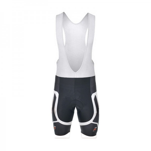 2015 KTM Proteam Schwarz Weiß Kurz Trägerhose NSEP379