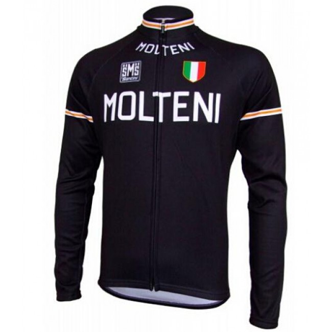 2015 MOLTENI RETRO Long Fahrradtrikot Langarm LCHR464 2015 MOLTENI RETRO Long Fahrradtrikot Langarm LCHR464