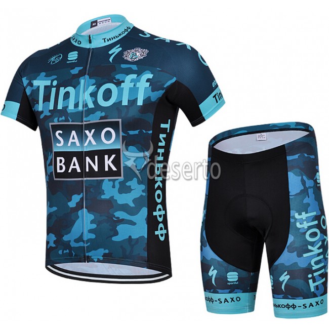 2015 Saxo Bank Tinkoff Radbekleidung Radtrikot Kurzarm und Fahrradhosen Kurz Camouflage Blau VTXH393 2015 Saxo Bank Tinkoff Radbekleidung Radtrikot Kurzarm und Fahrradhosen Kurz Camouflage Blau VTXH393
