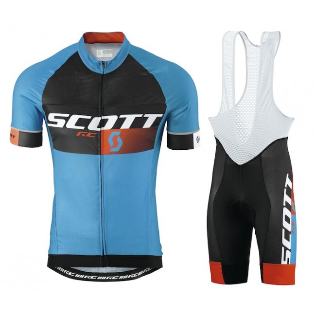 2015 Scott RC Pro Schwarz-Blau Fahrradbekleidung Satz Fahrradtrikot Kurzarm Trikot und Kurz Trägerhose CGTS486 2015 Scott RC Pro Schwarz-Blau Fahrradbekleidung Satz Fahrradtrikot Kurzarm Trikot und Kurz Trägerhose CGTS486