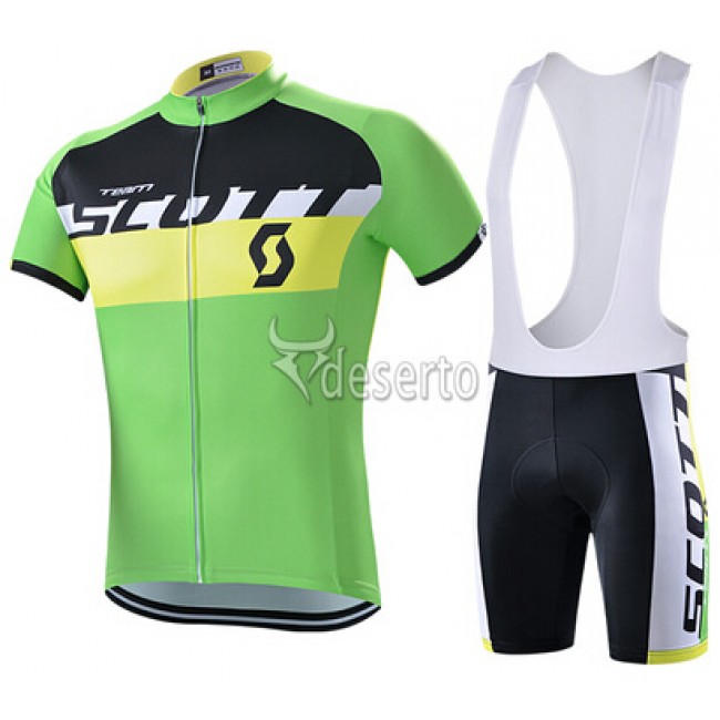 2015 Scott Fahrradbekleidung Satz Fahrradtrikot Kurzarm Trikot und Kurz Trägerhose Grün GQNF985 2015 Scott Fahrradbekleidung Satz Fahrradtrikot Kurzarm Trikot und Kurz Trägerhose Grün GQNF985