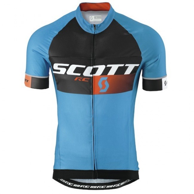 2015 Scott RC Pro Schwarz-Blau Radtrikot Kurzarm RUFD784 2015 Scott RC Pro Schwarz-Blau Radtrikot Kurzarm RUFD784