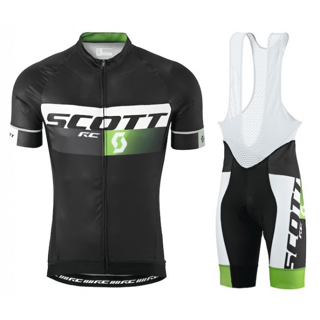 Scott RC Pro Schwarz-Grün 2015 Fahrradbekleidung Satz Fahrradtrikot Kurzarm Trikot und Kurz Trägerhose TVTQ629 Scott RC Pro Schwarz-Grün 2015 Fahrradbekleidung Satz Fahrradtrikot Kurzarm Trikot und Kurz Trägerhose TVTQ629