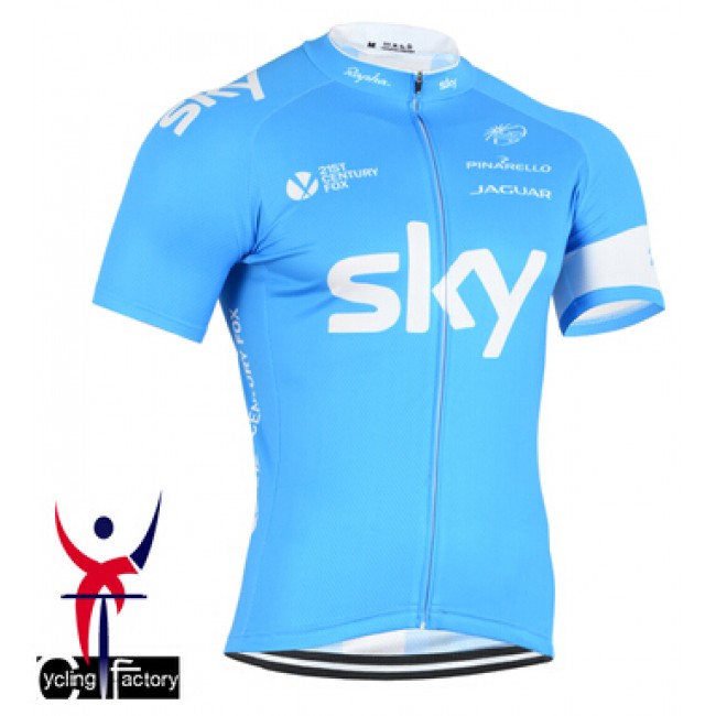 2015 Sky Radtrikot Kurzarm Blau EIHN476 2015 Sky Radtrikot Kurzarm Blau EIHN476
