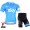 2015 Sky Maillot Cyclisme Courte Blau und Kurz Radhose SWXK771
