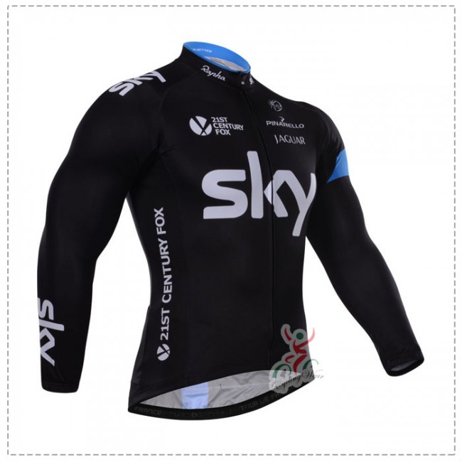 2015 SKY Fahrradtrikot Langarm XHGA347 2015 SKY Fahrradtrikot Langarm XHGA347