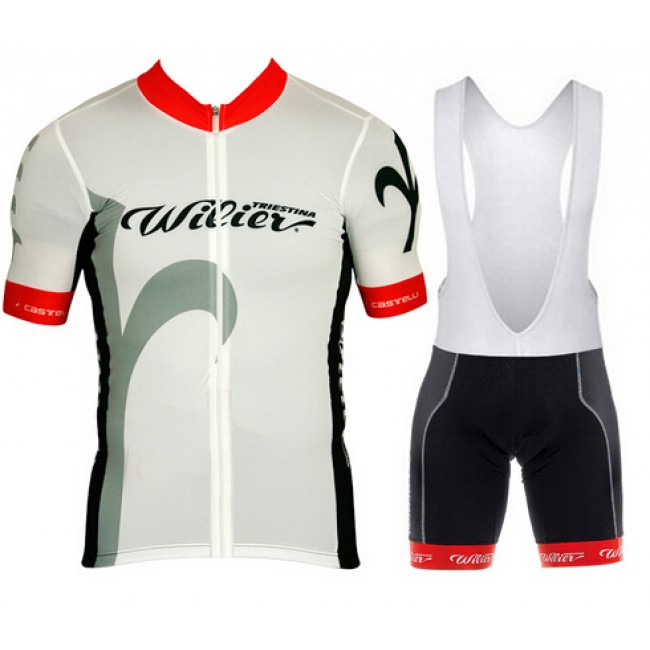 WILIER 2015 Weiß Fahrradbekleidung Satz Fahrradtrikot Kurzarm Trikot und Kurz Trägerhose MBMV490 WILIER 2015 Weiß Fahrradbekleidung Satz Fahrradtrikot Kurzarm Trikot und Kurz Trägerhose MBMV490